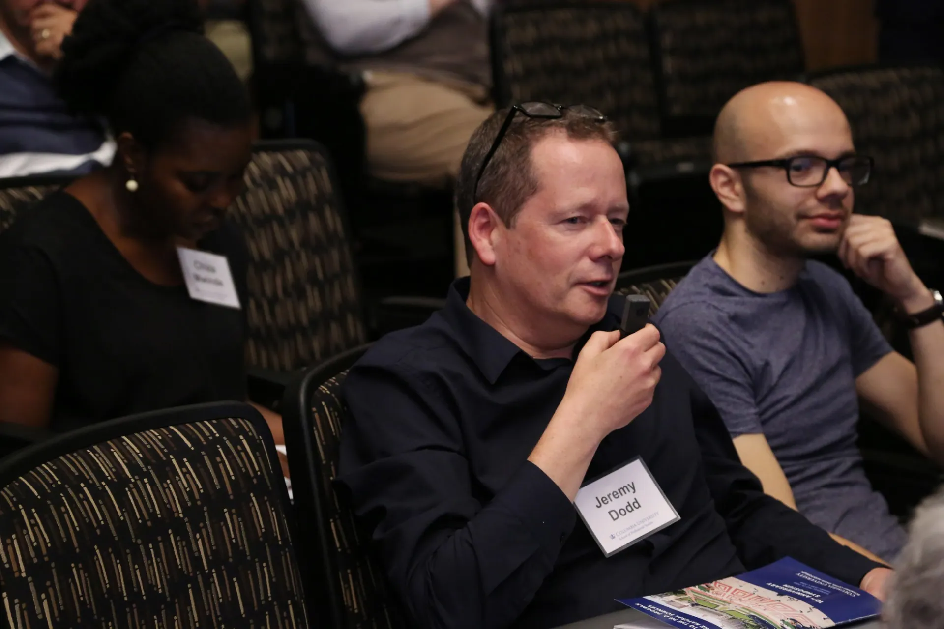Questions from the audience: Jeremy Dodd, Professor, Department of Physics