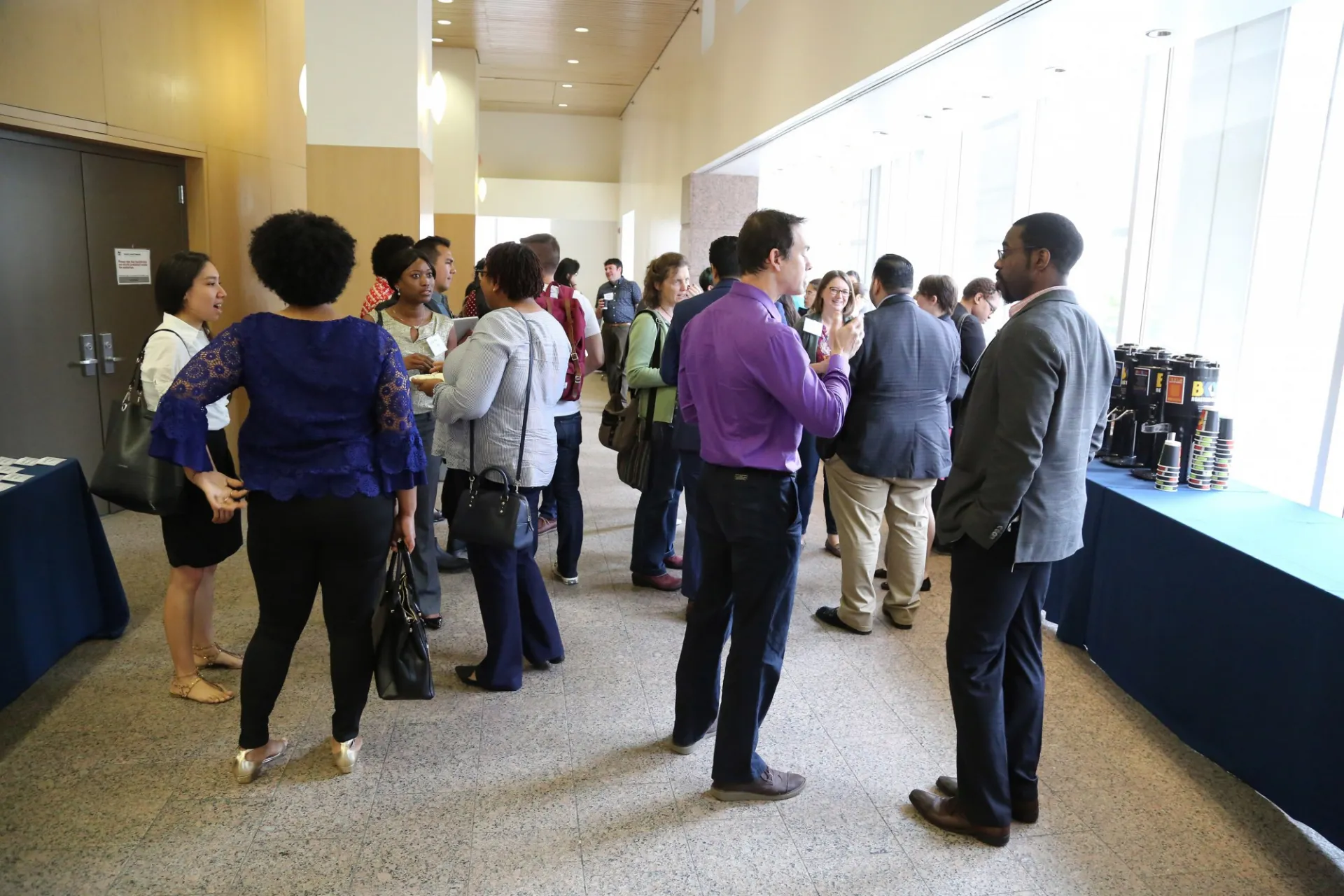 More symposium chatter in between presentations. 