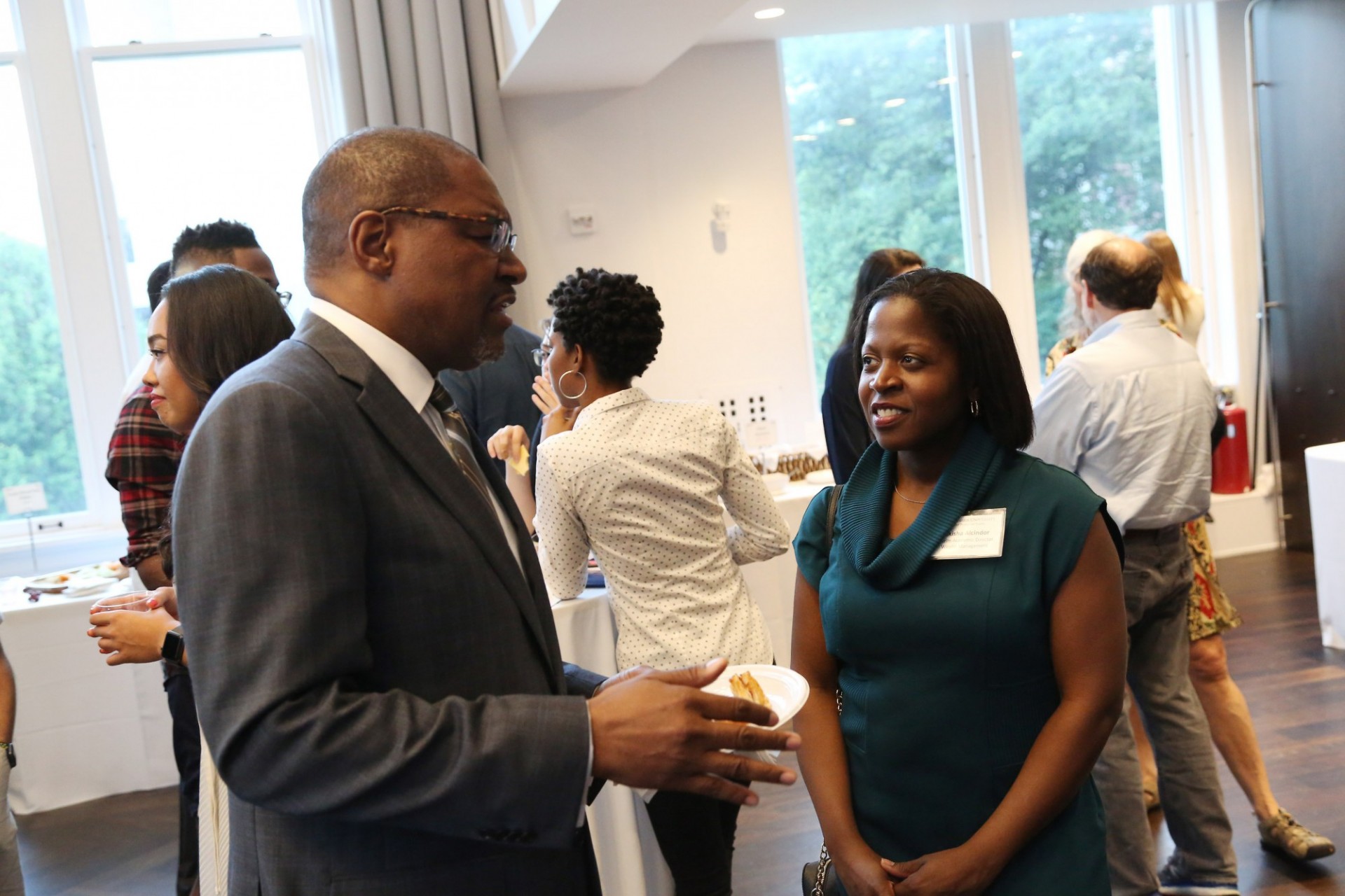 Dennis Mitchell, Vice Provost for Faculty Diversity and Inclusion and Nikisha Alcindor, Interim Academic Director, School of Professional Studies Dennis Mitchell, Vice Provost for Faculty Diversity and Inclusion and Nikisha Alcindor, Interim Academic Director, School of Professional Studies