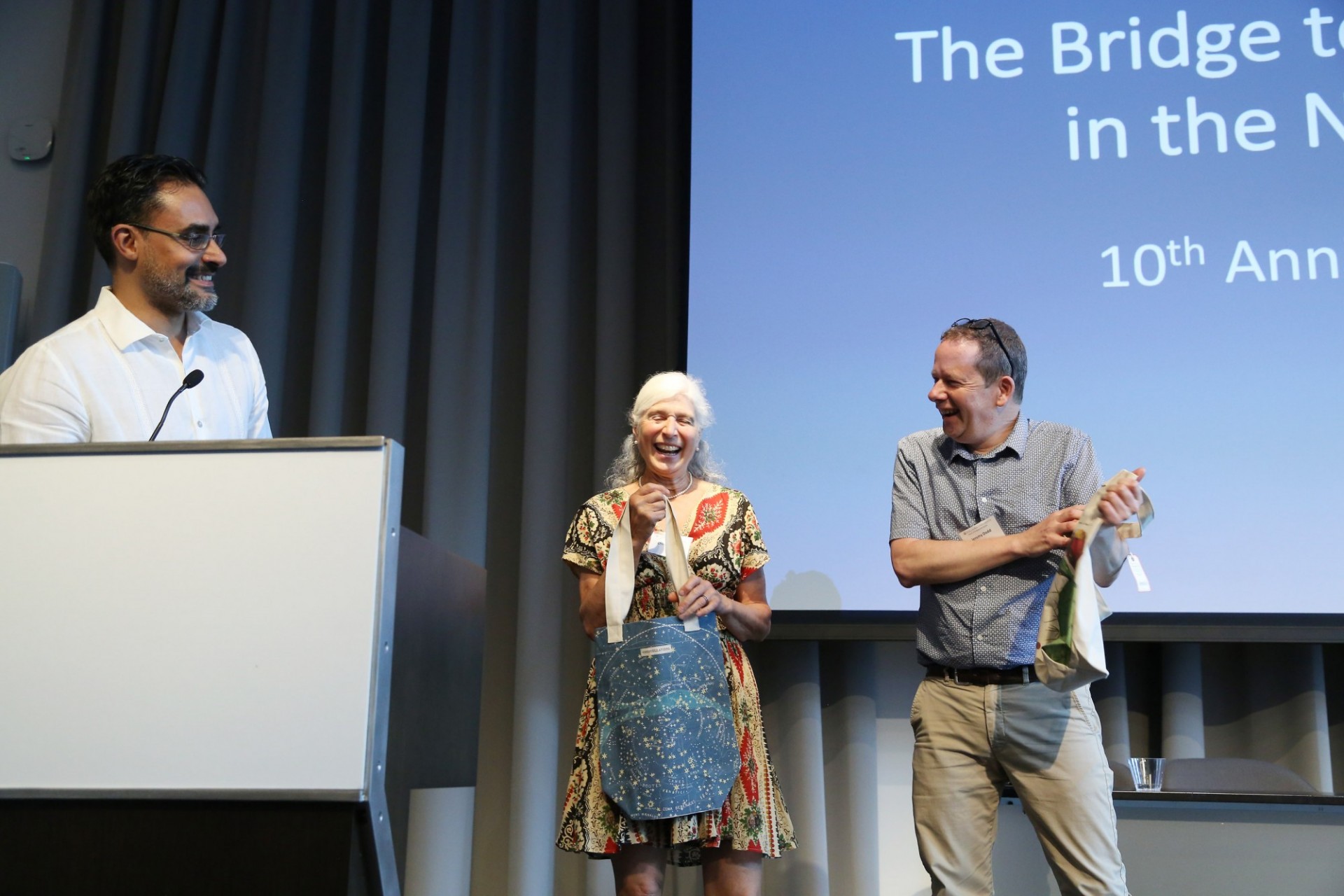 Gifts for the Friends of the Bridge Program: Chloë Bulinski, Professor, Department of Biological Sciences and Jeremy Dodd, Professor, Department of Physics Professor, Department of Physics