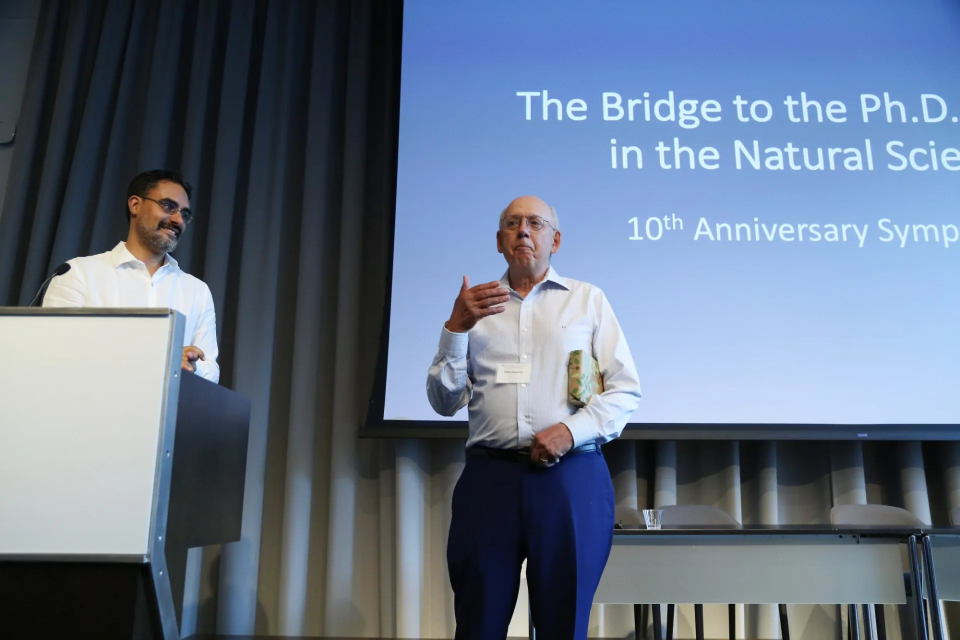 Recognition of Elliot Gewirtz for his support of the Bridge Program