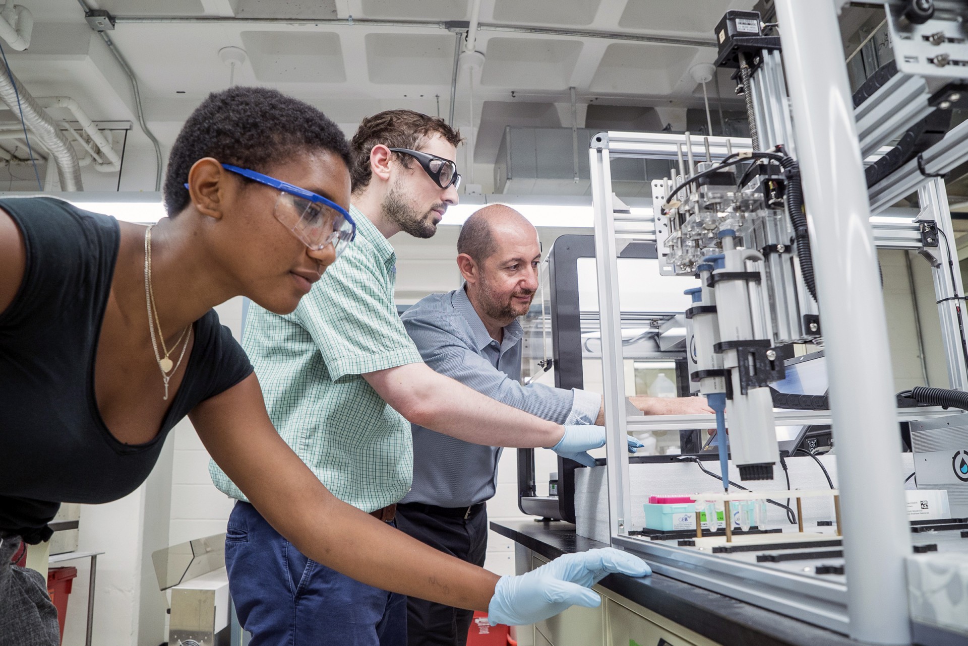 Students in a lab
