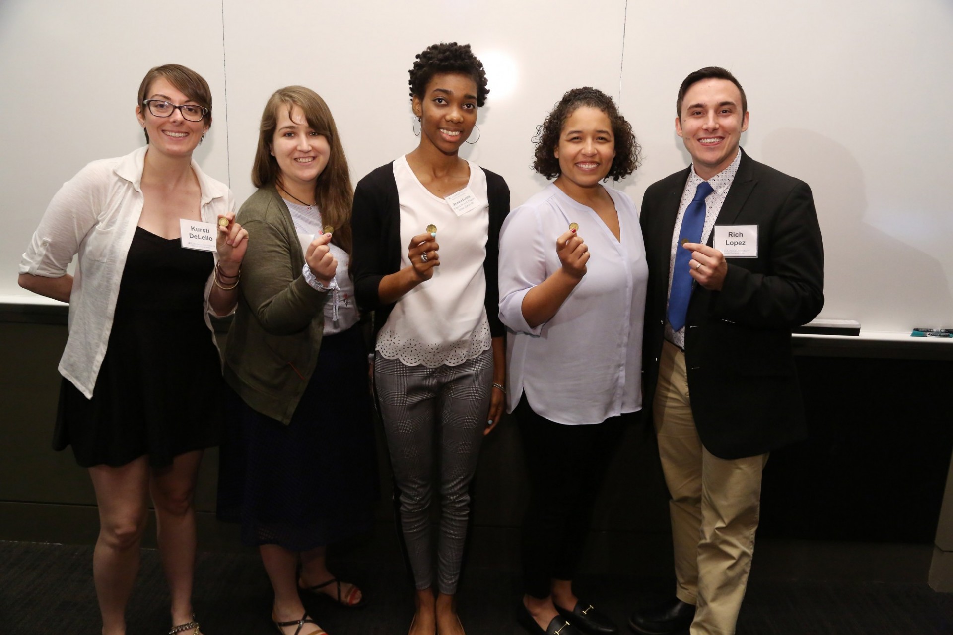Oral Presentations Awards: Kursti DeLello, Cohort 9; María Hernández Limón, Cohort 9; Shanece Esdaille, Cohort 10; Raven Diacou, Cohort 3; and Richard “Rich” Lopez, Cohort 2 Top Presentations Awards